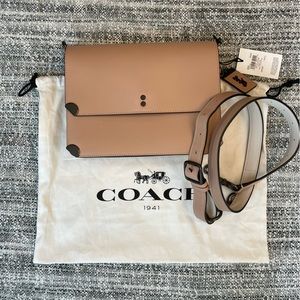 NWT Coach 1941 $495 Nude Pink Cooper Shoulder Bag / Crossbody